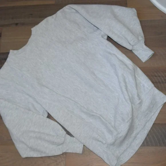 Vtg Flat Land REVERSE Weave Crew Neck Sweatshirt Minnesota Winter E&J Brandy